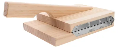 Produktbild von Holz Teigpresse für Knödel und Teigtaschen Manuelles Küchengerät mit Robuster Bauweise Für die Zubereitung von Qingming Kuchen und Reisknödeln
