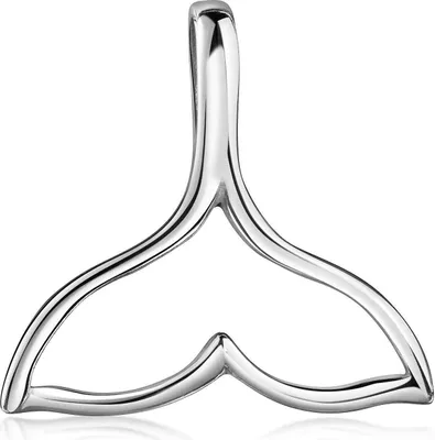 Produktbild von MATERIA by Matthias Wagner Schwanzflosse Kettenanhänger Wal Delfin aus 925 Sterling Silber KA-351