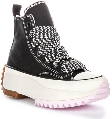 Produktbild von Converse Run Star Hike A10435C High Platform In Black Pink – 3.5 UK - 36 EU - 3.5M/5.5F US / Black Pink