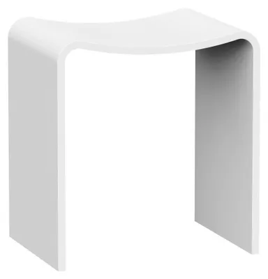 Imagen del producto de KORAL, taburete, 40x43x30 cm, superficie sólida, blanco mate
