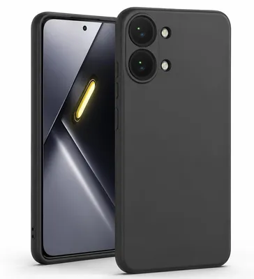 Produktbild von Silikon Hülle für Xiaomi Poco X8 Pro Max Schutzhülle Matt Schwarz Backcover Handy Case