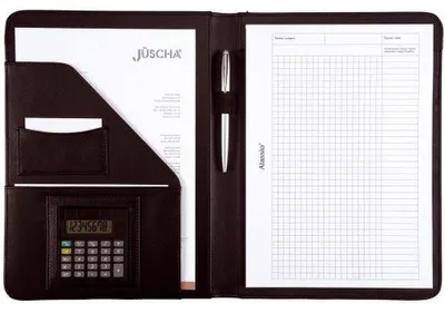 Produktbild von Schreibmappe Mares I A4 FineTouch Kunstleder schwarz
