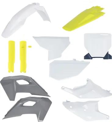 Obrázok produktu pre ACERBIS sada kapotáže 11 dielov 2023 model žltá/biela/sivá pre HUSQVARNA