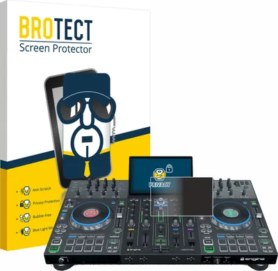 Produktbild von BROTECT Sichtschutzfolie für Denon DJ Prime 4/ 4+ Anti-Spy Privacy Sichtschutz Blickschutz Folie Blaulicht-Schutz