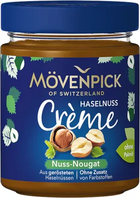 Immagine prodotto di Crema spalmabile alle nocciole e torrone Mövenpick 300g