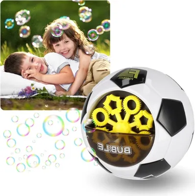 Produktbild von Seifenblasen Fußball, Seifenblasenmaschine + Flüssigkeit