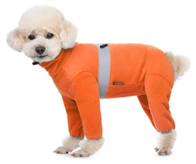 Immagine prodotto di Solidchoice - Giacca invernale per cani con tuta in pile regolabile, adatta a cani di piccola e media taglia