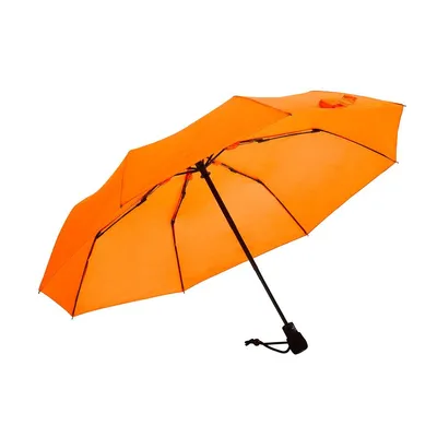 Produktbild von EuroSCHIRM light trek automatic, Kompakt, Regenschirm, Rund, Orange, Fiberglas, Polyester