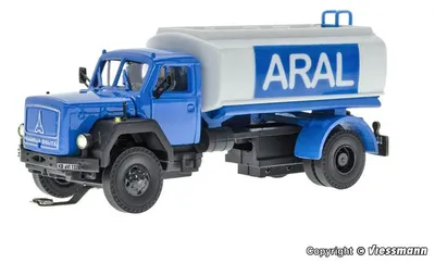 Produktbild von Viessmann 8132 - H0 MAGIRUS DEUTZ 2-achs Tankfahrzeug ARAL Basis Funktionsmodell