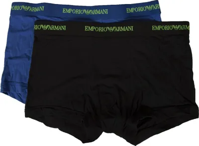 Immagine prodotto di Confezione 2 boxer parigamba uomo bipack EMPORIO ARMANI articolo 111210 4A717, XL, Cotone 95%,Spandex 5%