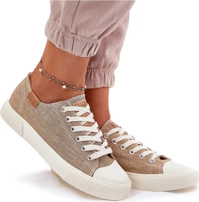 Produktbild von Damen Stoff Sneakers Big Star RR274795 Beige 37