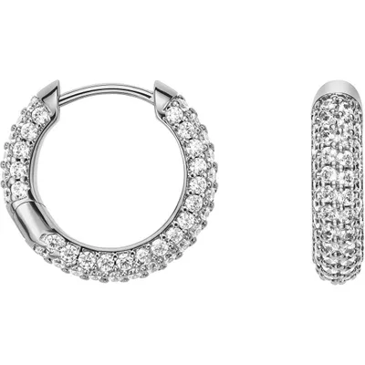 Productafbeelding van Oorbellen, rond, Daniel Wellington, zilver, collectie Pavè - dames