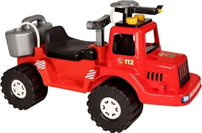 Produktbild von Kinder Spielzeug Kinderfahrzeug Feuerwehr Auto mit Wasserkanone MARMAT