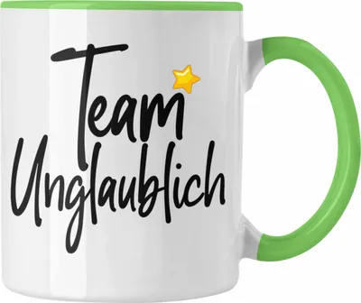 Produktbild von Trendation - Tasse Geschenk für Bestes Team Geschenkidee Dankeschön (Grün)