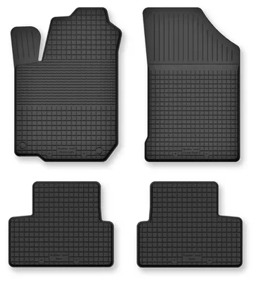 Zdjęcie produktu dla Dywaniki gumowe do Kia Picanto II JE 2011-2017 (hatchback) – 4 szt., czarne, dobierane – Wielganizator Semi-Universal