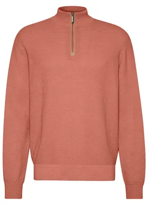 Produktbild von Bugatti Baumwolljacke einfarbig rot meliert