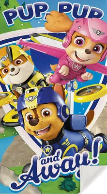 Produktbild von Paw Patrol Badetuch Handtuch Strandlaken Badehandtuch - XXL 70x140cm