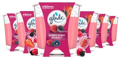 Produktbild von Glade Duftkerzen im Glas 6er-Pack, Mit ätherischen Ölen, 6 Stück