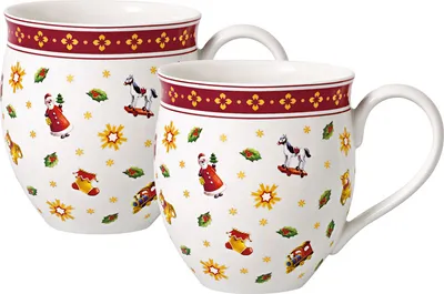 Imagen del producto de Juego de 2 tazas con asa "Toy's Delight", marca Toys, dimensiones 137 x 96 x 101 mm, capacidad 390 ml. Fabricante: Villeroy & Boch. Número de artículo: 1485858404. Código EAN: 4003686186545