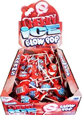 Produktbild von Blow Pops Cherry Ice (48 x 18g)