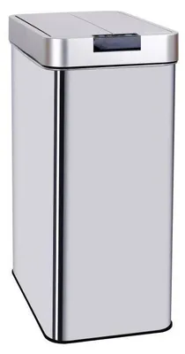 Zdjęcie produktu dla Kosz na śmieci automatyczny KITCHEN MOVE SILVERLAKE, 70L, stal nierdzewna szczotkowana, 41x26x66cm