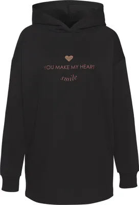 Produktbild von LASCANA Hoodie schwarz Größe 40/42