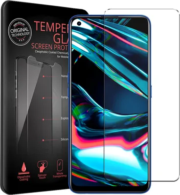 Immagine prodotto di 2x pellicola protettiva per Realme 7 Pro protezione dello schermo in vetro blindato del telefono cellulare