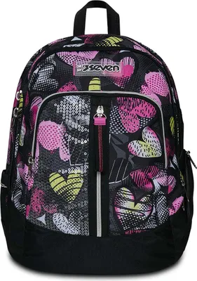 Produktbild von Seven 30L Multicolour Schulrucksack Doppeltes Fach für Notebook aus Polyester
