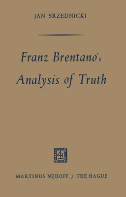 Obrázek produktu pro Franz Brentano's Analysis of Truth