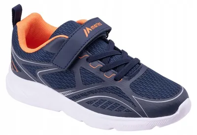 Image de Martes - Baskets pour enfants "Runie" IG3935 (Taille 30,5 EU) (Bleu marine/Orange)
