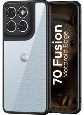 Produktbild von Handyhülle für Motorola Edge 70 Fusion, Dux Ducis Aimo, Transparent mit schwarzen Rahmen