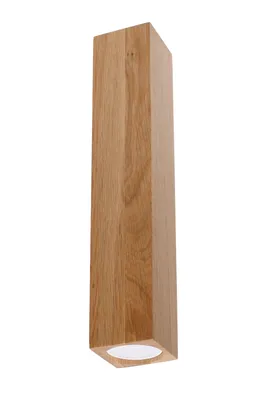 Immagine prodotto di Lampada a soffitto KEKE 30 rovere 1xGU10 10W legna 30x6x6cm Sollux Lighting