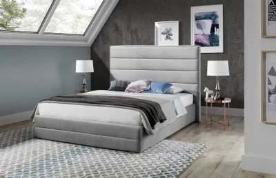 Obrázek produktu pro Textilní postel Design Čalounění Postele dvoulůžkový hotel Manželství Velké 140/160/180 Látka