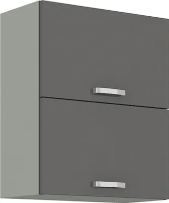 Produktbild von Küchen Hängeschrank 60 Hochglanz Grau Küchenzeile Küchenblock Küche Grey Bianca