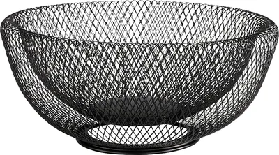 Obrázok produktu pre APS Wire Brot- und Obstkorb, Höhe: 140 mm, ø: 310 mm, schwarz