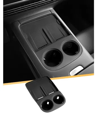 Image de Boîte de rangement avec porte-gobelets pour véhicule électrique Xpeng G6, modèle 2024