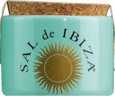 Produktbild von Sal de Ibiza Fleur de Sel Meersalz im Steintopf mini