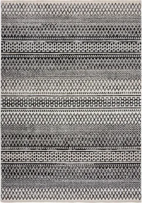 Image de Tapis Santiago Camino Noir/Blanc, 160 x 230 cm