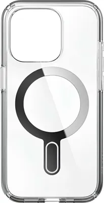 Produktbild von Speck Presidio Perfect-Clear ClickLock & Magsafe - Etui iPhone 15 Pro (Klar / Chrome Finish / Serene Silver)