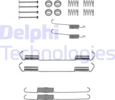 Produktbild von DELPHI Zubehörsatz Bremsbacken LY1062 Hinten für FIAT DUCATO Kasten (290)