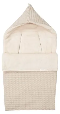 Produktbild von Koeka Fußsack 0+ 3/5 Punkt Waffel/Teddy Oslo - Sand