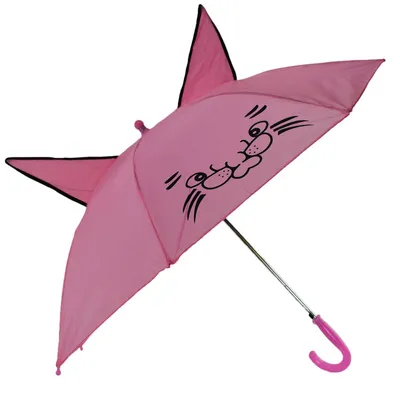 Produktbild von Regenschirm für Kinder Ø 90 cm mit Ohren und automatischer Öffnung