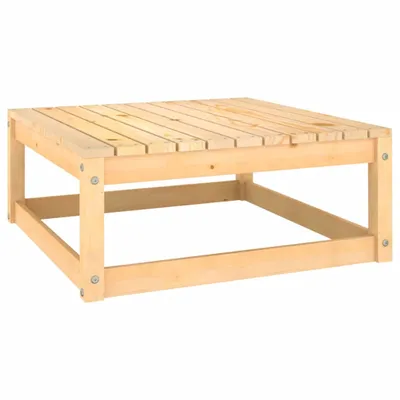 Immagine prodotto di Poggiapiedi da Giardino con Cuscini 2 pz Legno Massello di Pino