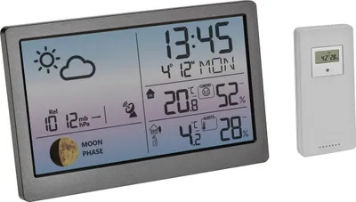 Immagine prodotto di Stazione radio meteo TFA LUNA SKY, 35.1169.10, grigio