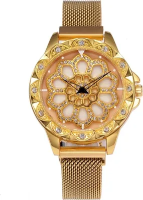 Produktbild von Magnetische Uhr FL-5071 in Gold für Damen KP5071