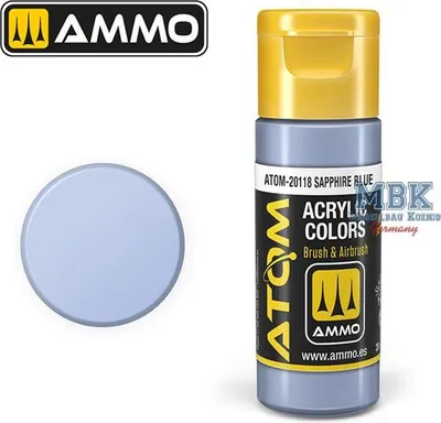 Imagen del producto de Cartucho de soldadura MIG ATOM20118, color azul zafiro