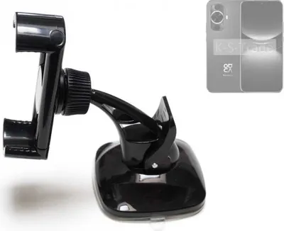 Produktbild von K-S-Trade kompakte Handy-Halterung Windschutzscheibe kompatibel mit Huawei nova 12 Lite Armaturenbrett schwarz Autohalterung KFZ Halter