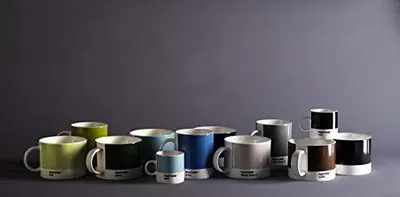 Produktbild von Kaffeetasse aus Porzellan in Blau, 1 Stück