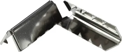 Produktbild von 10 Endstücke für Gürtel Gurte Bänder, 9x20 - 12x40mm Gürtelenden Endkappen