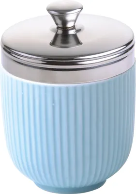 Produktbild von Egg Coddler aus Porzellan, blau.